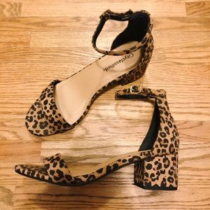 Cheetah Print Block Heels